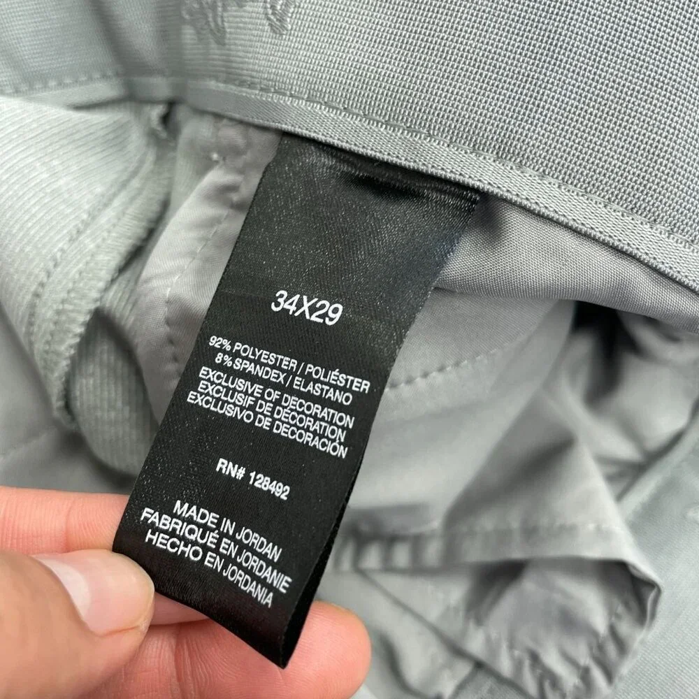 Greg Norman Men's 34x29 Gray Tech pants G1885